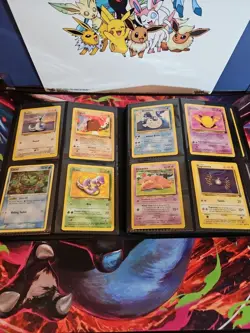 160 Pokemon Binder Collection | 30+ Vintage/WOTC/EX's+ Modern Holos + More - Image 3