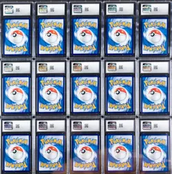 Lot of (15) Pokemon S. Chinese Gem Pack Vol 2 Poke Ball Rev. Holo - CGC MINT 9 - Image 2