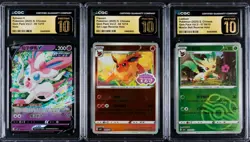 Lot of (3) Pokemon S. Chinese Gem Pack Vol. 2 Holo - CGC PRISTINE 10 - Image 1