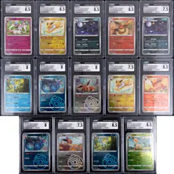 Lot of (14) 2025 Pokemon S. Chinese Vol. 2 Master Ball Rev Holo CGC 7.5- 8.5 - Image 1