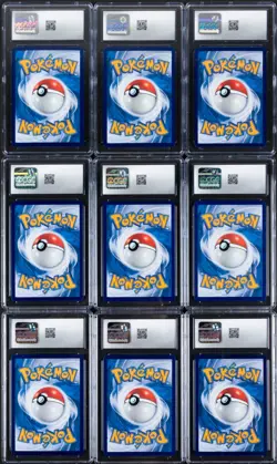 Lot of (9) Pokemon S. Chinese Gem Pack Vol. 2 Poke Ball Rev Holo CGC MINT 9 - Image 2