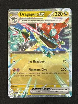 Pokemon Card | 130/167 DRAGAPULT EX Holo Double Rare | SV: Twilight Masquerade - Image 1