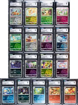 Lot of (17) Pokemon S. Chinese Gem Pack Vol 2 Master Ball Rev. Holo - CGC 9-10 - Image 1