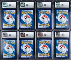 Lot of (8) 2025 Pokemon S. Chinese Vol. 2 Energy Symbol Rev Holo CGC MINT 9 - Image 2