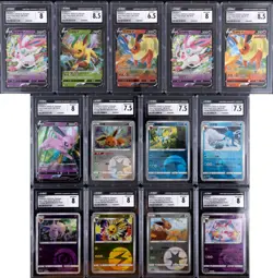 Lot of (13) Pokemon S. Chinese Vol. 2 Holo/Energy Symbol Rev Holo CGC 6.5- 8.5 - Image 1