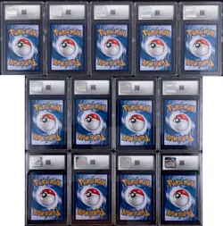 Lot of (13) Pokemon S. Chinese Vol. 2 Holo/Energy Symbol Rev Holo CGC 6.5- 8.5 - Image 2