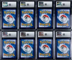 Lot of (8) Pokemon S. Chinese Vol. 2 Energy Symbol Rev Holo CGC MINT 9/GEM MT 10 - Image 2