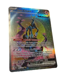 Iron Crown ex 206/162 Temporal Forces Special Illustration Rare Pokemon - Image 1