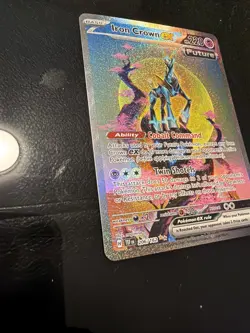 Iron Crown ex 206/162 Temporal Forces Special Illustration Rare Pokemon - Image 2