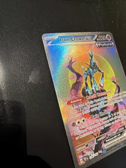 Iron Crown ex 206/162 Temporal Forces Special Illustration Rare Pokemon - Image 3