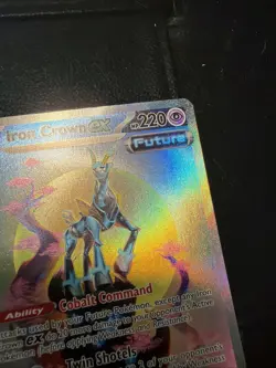 Iron Crown ex 206/162 Temporal Forces Special Illustration Rare Pokemon - Image 4