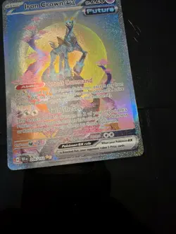 Iron Crown ex 206/162 Temporal Forces Special Illustration Rare Pokemon - Image 5