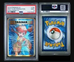 2016 Pokemon XY Evolutions - No108 Misty’s Determination - Mint Graded PSA 9 - Image 1