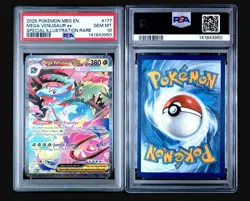 Pokemon Mega Evolution Mega Venusaur Ex Special Illustration Rare 177/132 PSA 10 - Image 1