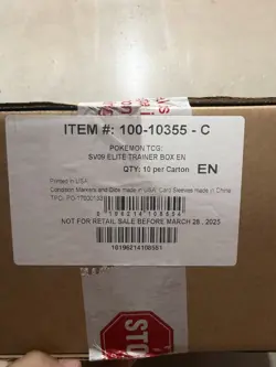 Sealed Pokemon Journey Together ETBs- Elite Trainer Box Case Of 10 ETBs. - Image 2
