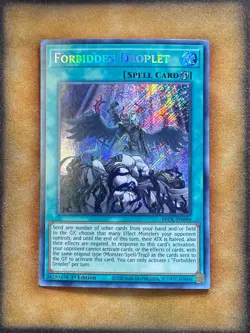 Yugioh Forbidden Droplet BROL-EN090 Secret Rare 1st Ed NM - Image 1