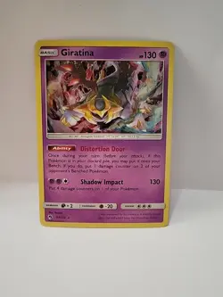 Giratina 97/214 2018 S&M Lost Thunder Pokemon Card TCG Nintendo Holo Rare - Image 1