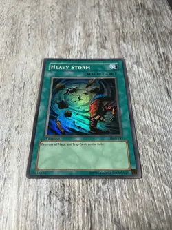 Heavy Storm 1st Edition MRD-142 Super Rare - Yugioh Metal Raiders - Image 1