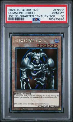 2024 YU-GI-OH! RA03-QUARTER CENTURY BONANZA #EN086 SUMMONED SKULL PSA 10 - Image 1