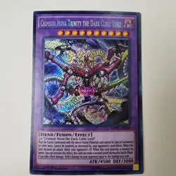Crimson Nova Trinity the Dark Cubic Lord- MVP1-ENS40 - Secret Rare - NM - 1st ed - Image 1