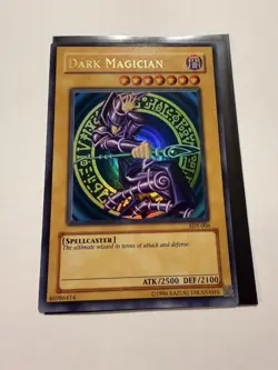 Yu-Gi-Oh! Blue-Eyes White Dragon & Dark Magician Holo Vintage SDK-001 SDY-006 - Image 3