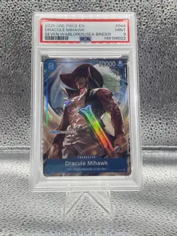 One Piece Dracule Mihawk Seven Warlords Of The Sea Promo Op07-044 Psa 9 - Image 1