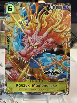 One Piece Kouzuki Momonosuke 2024 Finalist Championship Promo P-064 Event NM - Image 1