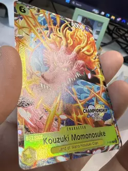 One Piece Kouzuki Momonosuke 2024 Finalist Championship Promo P-064 Event NM - Image 3