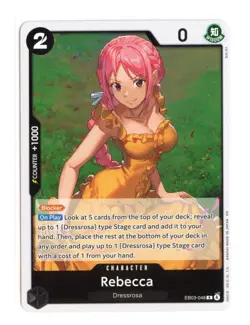 Rebecca EB03-048 R Foil One Piece Extra Booster: One Piece Heroines Edition NM - Image 1