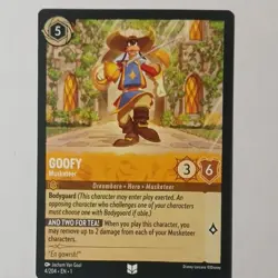 Disney Lorcana First Chapter Goofy Musketeer 4/204 Regular Non Foil EN - Image 3