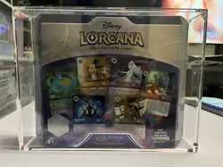 Disney Lorcana Disney 100 collectors gift set rise floodborn sealed acrylic case - Image 1