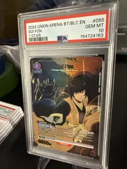 Soi Fon Bleach Union Arena English BLC-1-055 PSA GEM MINT 10 - Image 1