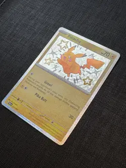 Pokemon TCG Paldean Fates Pikachu Card 131/091 Baby Shiny Near Mint Condition - Image 2