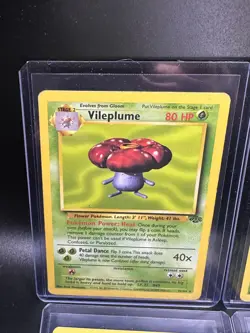 Pokemon Card Vintage Jungle Lot X4: Vileplume Nidoqueen Scyther Pinsir - Image 2