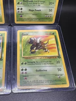 Pokemon Card Vintage Jungle Lot X4: Vileplume Nidoqueen Scyther Pinsir - Image 5