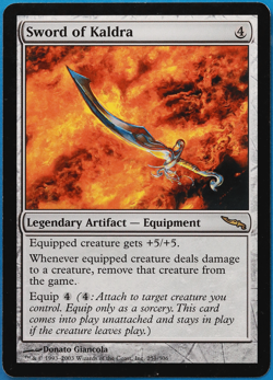 Sword of Kaldra Mirrodin PLD Rare MAGIC THE GATHERING CARD (ID# 501001) ABUGames - Image 1