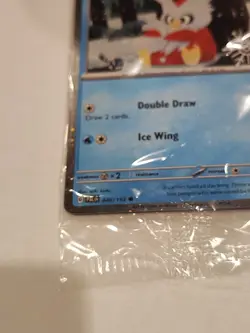 SEALED Pokemon Delibird 046 Paldea Evolved 2025 Holiday Festive Stamp Card NM - Image 5
