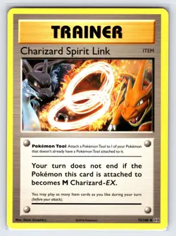 Charizard Spirit Link 75/108 2016 Evolutions Pokemon Card Non Holo Uncommon - Nm - Image 1