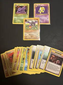 Pokemon TCG: Vintage Fossil 27 Card Lot Ft 3 Non Holo Rare. 45% Of Set - Image 1