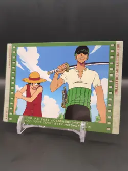 Monkey D. Luffy Roronoa Zoro #36 One Piece Carddass Masters Card 2000 Bandai B1 - Image 1