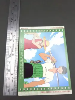Monkey D. Luffy Roronoa Zoro #36 One Piece Carddass Masters Card 2000 Bandai B1 - Image 4