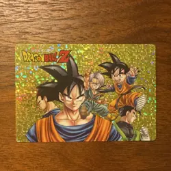 Dragon Ball Z Son Goku Card Used White Flake Japan - Image 1