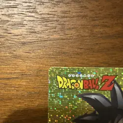 Dragon Ball Z Son Goku Card Used White Flake Japan - Image 2