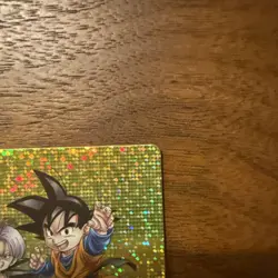 Dragon Ball Z Son Goku Card Used White Flake Japan - Image 3