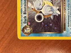 Pokemon TCG Dark Blastoise 3/82 Holo Rare WOTC: Team Rocket 1999 - Image 4