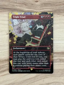 Triple Triad #340 FOIL - Extended Art Rare - MTG Magic FINAL FANTASY (FIN) - NM - Image 1