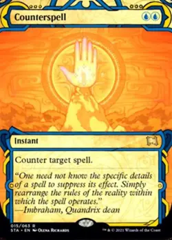 MTG English Counterspell (Foil Etched) NM Foil Strixhaven Mystical Archive - Image 1