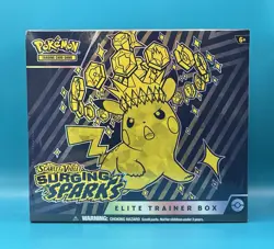 Pokemon TCG Surging Sparks ETB Elite Trainer Box FACTORY SEALED NEW - Image 1