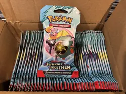 Pokemon TCG: Journey Together Sleeved Booster Pack - 39 Factory Sealed - Image 1