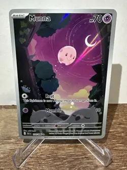 Munna 116/086 Illustration Rare SV: Black Bolt Pokemon TCG NM - Image 1
